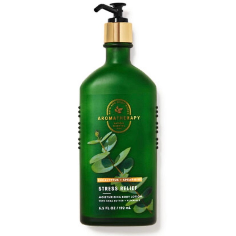 B&BW Stress Reliev Eucalyptus Spearmint Lotion - 6.5 oz NIB